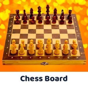 Chess/Backgammon Wood Board Game 9.4 IN